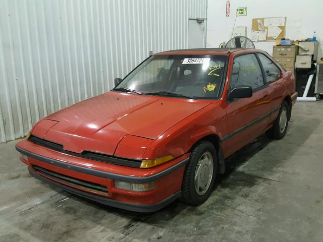 JH4DA3458KS020024 - 1989 ACURA INTEGRA LS RED photo 2