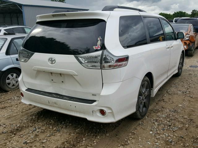 5TDXK3DC8FS687295 - 2015 TOYOTA SIENNA SPO WHITE photo 4