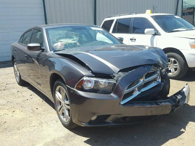 2C3CDXJG5DH591101 - 2013 DODGE CHARGER SX GRAY photo 1