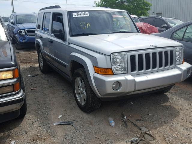 1J8HG48K16C252173 - 2006 JEEP COMMANDER GRAY photo 1