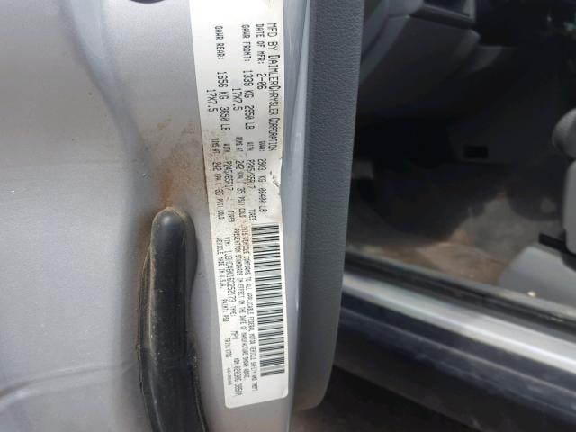 1J8HG48K16C252173 - 2006 JEEP COMMANDER GRAY photo 10