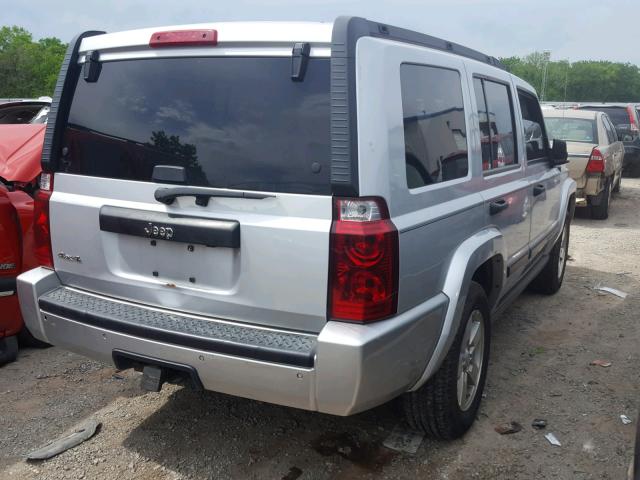 1J8HG48K16C252173 - 2006 JEEP COMMANDER GRAY photo 4