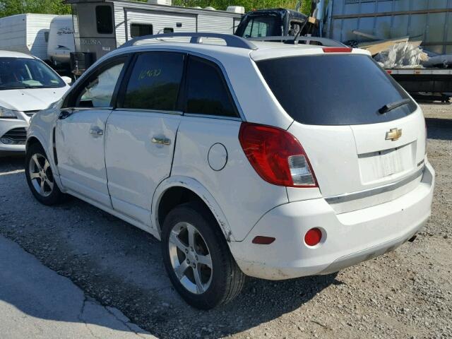 3GNFL3EK5DS512727 - 2013 CHEVROLET CAPTIVA LT WHITE photo 3