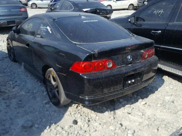 JH4DC53015S016090 - 2005 ACURA RSX TYPE-S BLACK photo 3