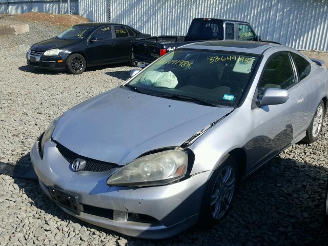 JH4DC54896S014321 - 2006 ACURA RSX SILVER photo 2