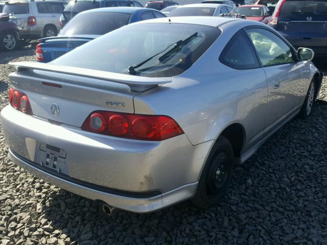 JH4DC54896S014321 - 2006 ACURA RSX SILVER photo 4