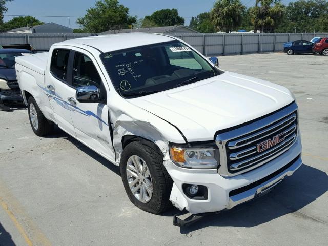 1GTG6DE30G1286699 - 2016 GMC CANYON SLT WHITE photo 1