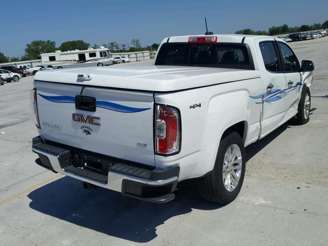 1GTG6DE30G1286699 - 2016 GMC CANYON SLT WHITE photo 4