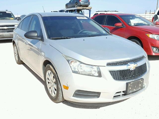 1G1PC5SH7B7125697 - 2011 CHEVROLET CRUZE LS SILVER photo 1