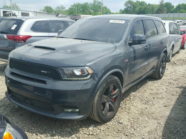 1C4SDJGJ8JC172732 - 2018 DODGE DURANGO SR GRAY photo 2