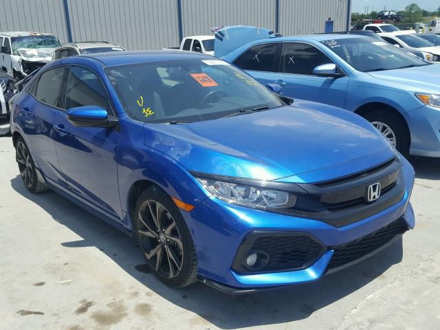 SHHFK7H46HU211591 - 2017 HONDA CIVIC SPOR BLUE photo 1