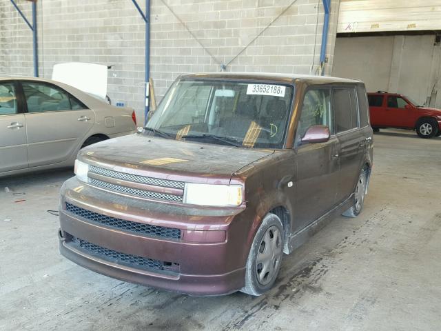 JTLKT324164125094 - 2006 TOYOTA SCION XB BROWN photo 2