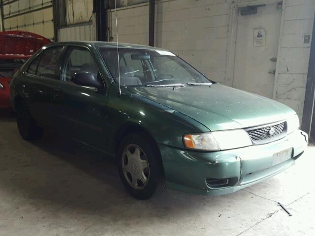 1N4AB41D8WC719260 - 1998 NISSAN SENTRA E GREEN photo 1