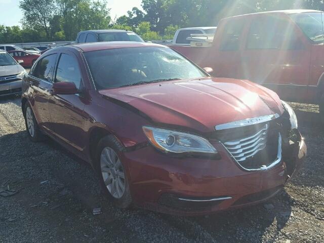 1C3CCBBB5DN543212 - 2013 CHRYSLER 200 RED photo 1