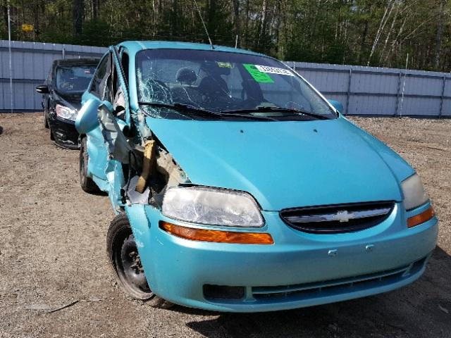 KL1TD52655B317632 - 2005 CHEVROLET AVEO BASE Mavi foto 1