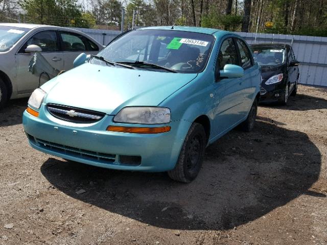KL1TD52655B317632 - 2005 CHEVROLET AVEO BASE Mavi foto 2