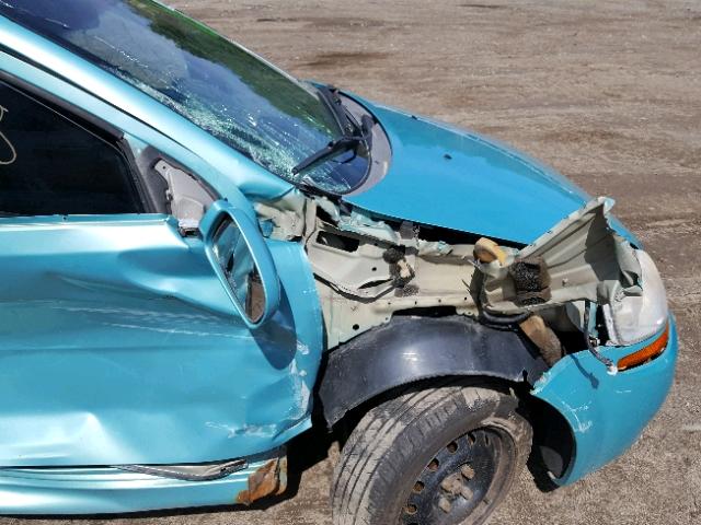 KL1TD52655B317632 - 2005 CHEVROLET AVEO BASE Mavi foto 9