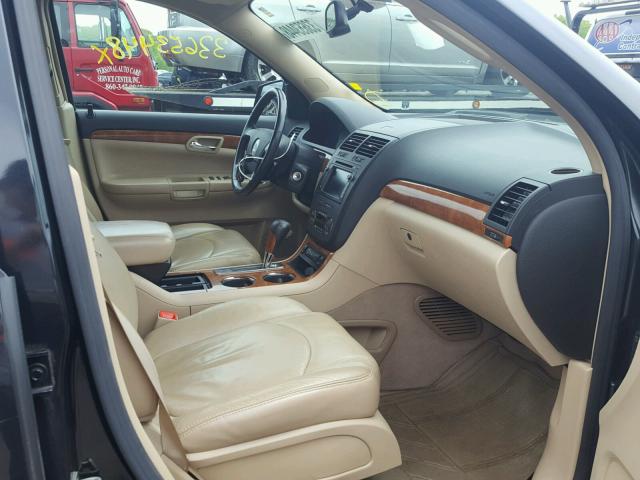 5GZEV23728J179447 - 2008 SATURN OUTLOOK XR შავი ფოტო 5