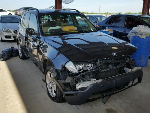 WBXPC93477WF02865 - 2007 BMW X3 3.0SI BLUE photo 1