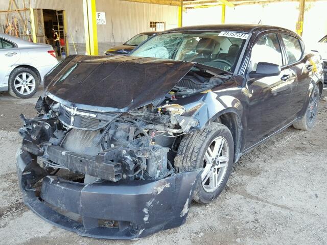 1B3LC56KX8N291634 - 2008 DODGE AVENGER SX BLACK photo 2