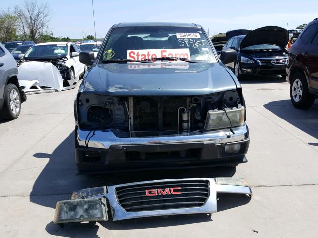 1GTCS13E778182473 - 2007 GMC CANYON BLUE photo 9