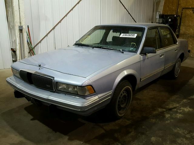 1G4AG55M6R6493536 - 1994 BUICK CENTURY SP BLUE photo 2