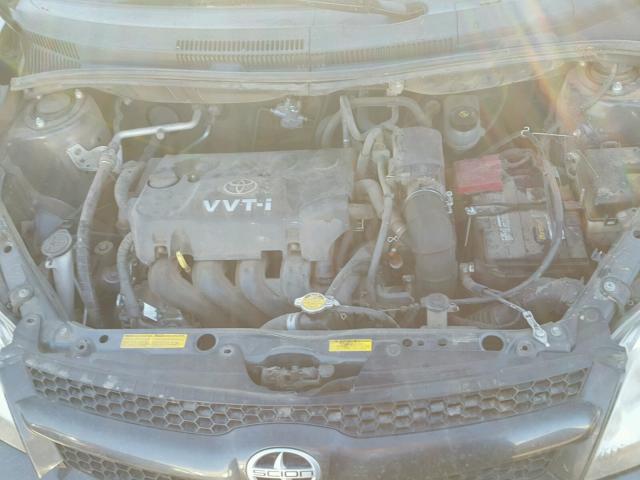 JTKKT624960158549 - 2006 TOYOTA SCION XA GRAY photo 7