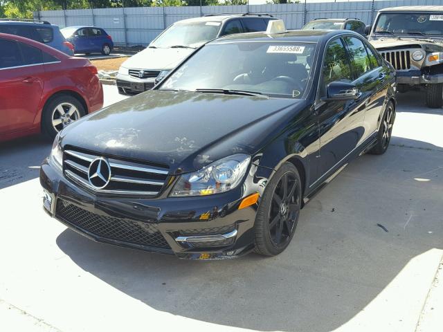 WDDGF4HB6EA958898 - 2014 MERCEDES-BENZ C 250 BLACK photo 2