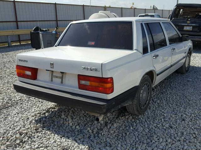 YV1FA8848L1452932 - 1990 VOLVO 740 BASE WHITE photo 4