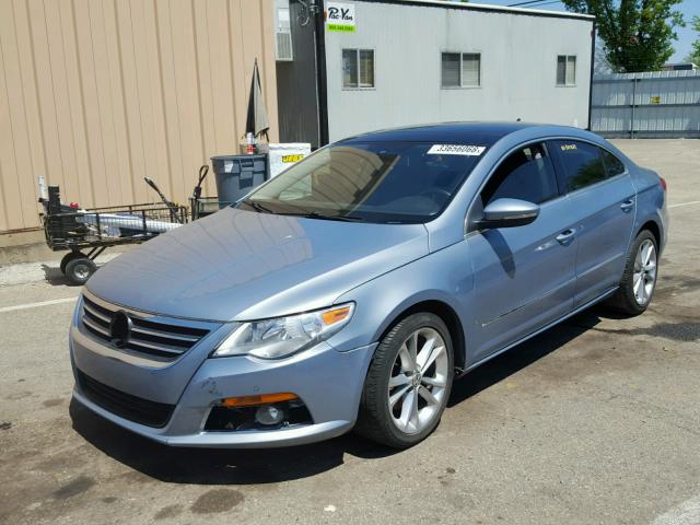 WVWHL73C99E560530 - 2009 VOLKSWAGEN CC LUXURY BLUE photo 2