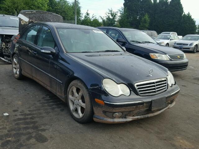 WDBRF52H07E025689 - 2007 MERCEDES-BENZ C 230 BLACK photo 1