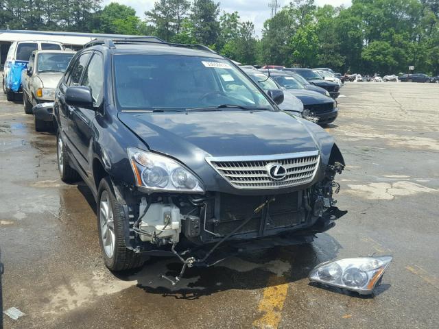 JTJGW31U482007126 - 2008 LEXUS RX 400H BLACK photo 1