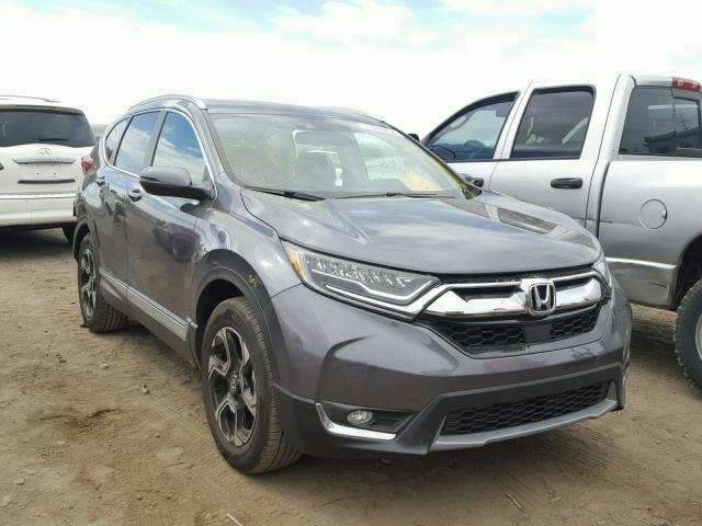 2HKRW2H91HH628944 - 2017 HONDA CR-V TOURI GRAY photo 1