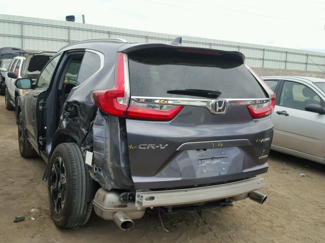 2HKRW2H91HH628944 - 2017 HONDA CR-V TOURI GRAY photo 3