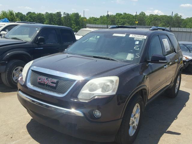 1GKER23DX9J107526 - 2009 GMC ACADIA SLT PURPLE photo 2