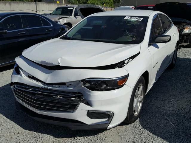 1G1ZB5ST1GF223802 - 2016 CHEVROLET MALIBU LS თეთრი ფოტო 2
