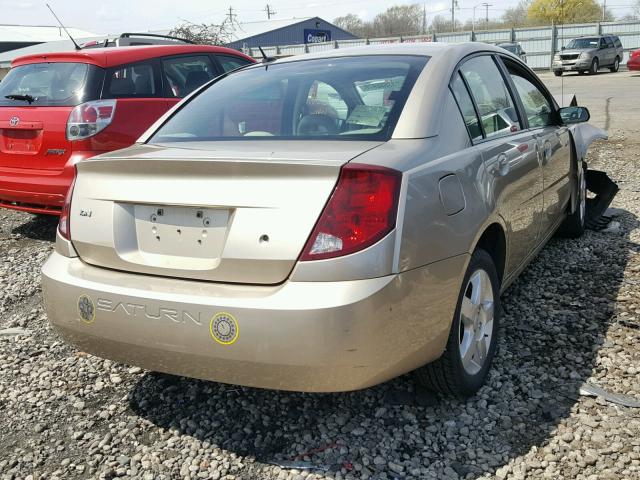 1G8AJ55F76Z122817 - 2006 SATURN ION LEVEL ოქროსფერი ფოტო 4
