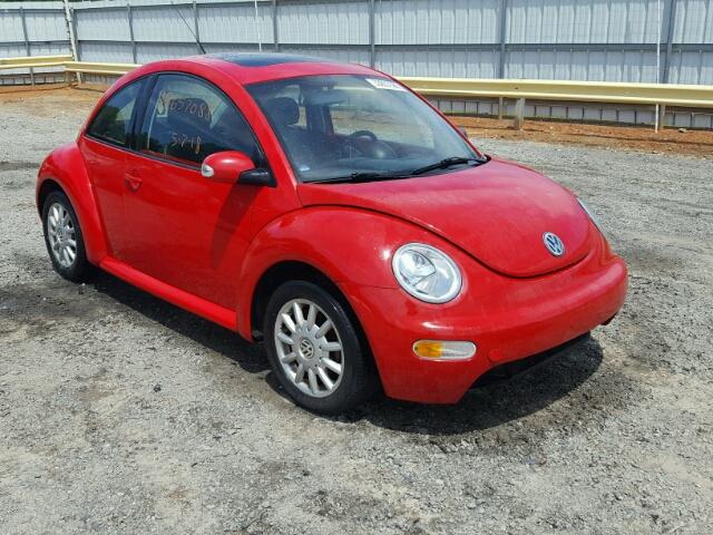 3VWCR31C75M412334 - 2005 VOLKSWAGEN NEW BEETLE RED photo 1