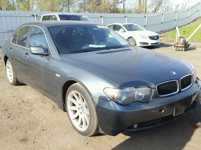 WBAGL63493DP67637 - 2003 BMW 745 BLUE photo 1