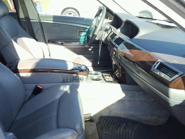 WBAGL63493DP67637 - 2003 BMW 745 BLUE photo 5