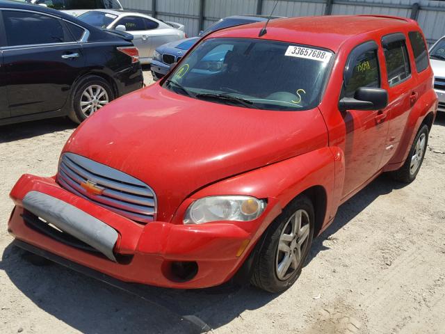 3GNBAADBXAS502880 - 2010 CHEVROLET HHR LS RED photo 2