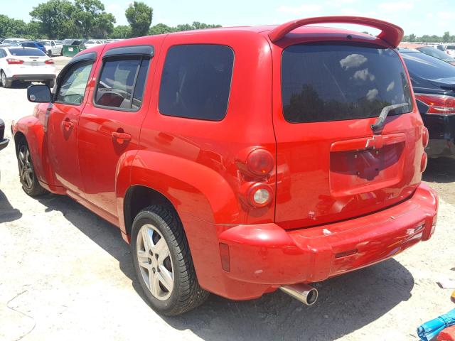 3GNBAADBXAS502880 - 2010 CHEVROLET HHR LS RED photo 3