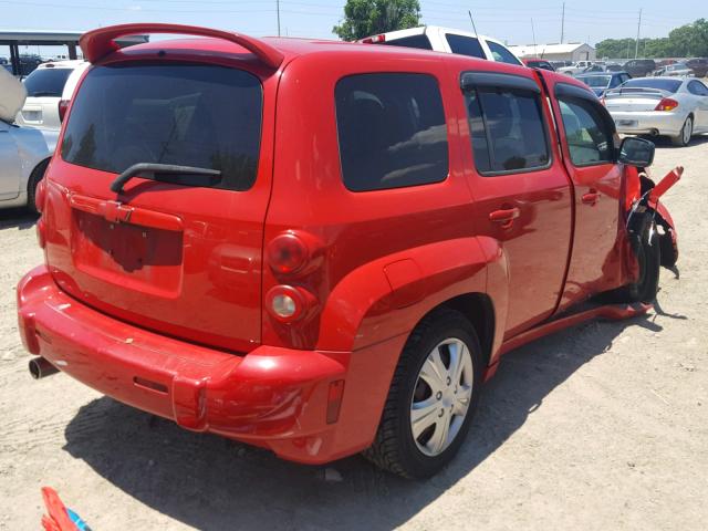 3GNBAADBXAS502880 - 2010 CHEVROLET HHR LS RED photo 4