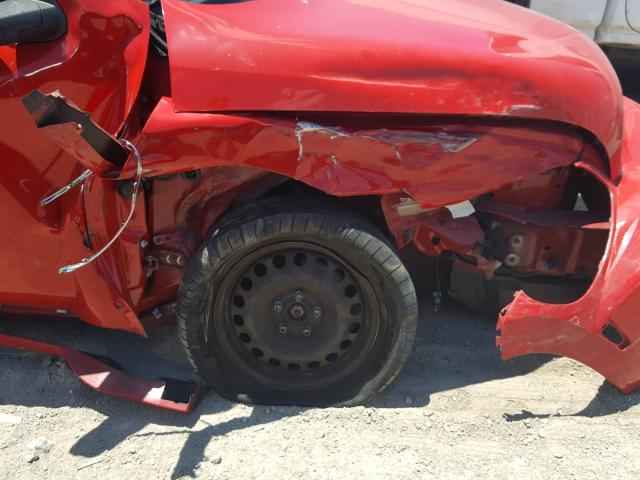 3GNBAADBXAS502880 - 2010 CHEVROLET HHR LS RED photo 9