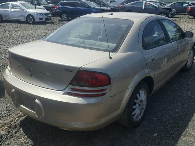 1B3EL46R56N227515 - 2006 DODGE STRATUS SX GOLD photo 4