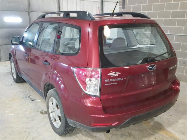 JF2SH6BC9AG796446 - 2010 SUBARU FORESTER X Червоний фото 3