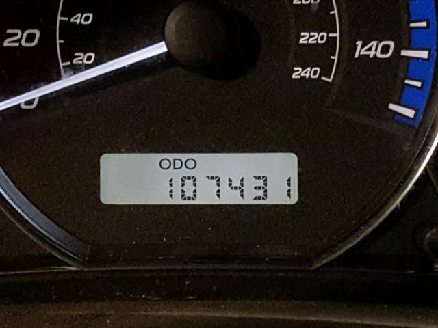 JF2SH6BC9AG796446 - 2010 SUBARU FORESTER X Червоний фото 8