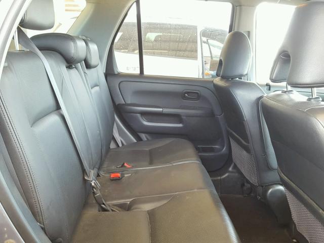 JHLRD78925C064654 - 2005 HONDA CR-V SE GRAY photo 6