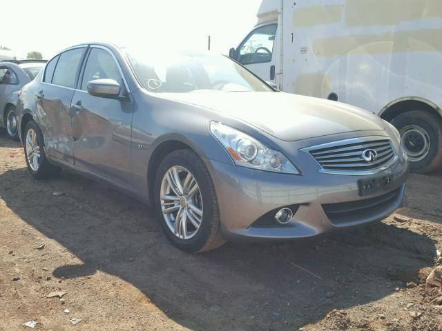 JN1CV6AR0FM524056 - 2015 INFINITI Q40 GRAY photo 1