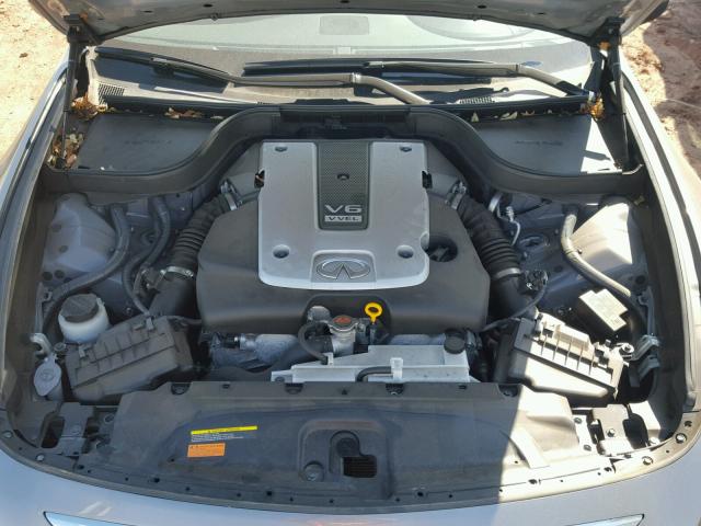 JN1CV6AR0FM524056 - 2015 INFINITI Q40 GRAY photo 7